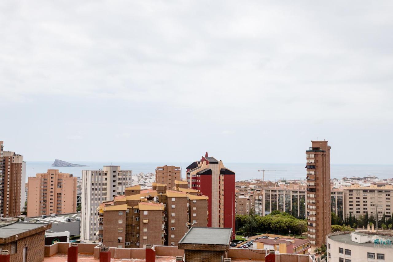 Modern Studio With See And City View Benidorm Exteriör bild