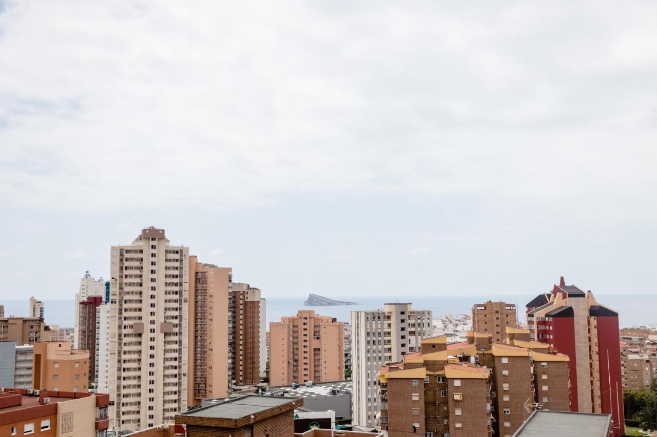 Modern Studio With See And City View Benidorm Exteriör bild